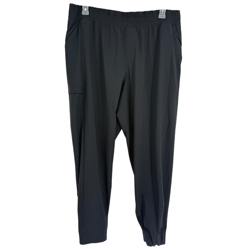 Columbia Women's 1X Navy Blue Pleasant Creek Core Pant Jogger Hiking Pull On